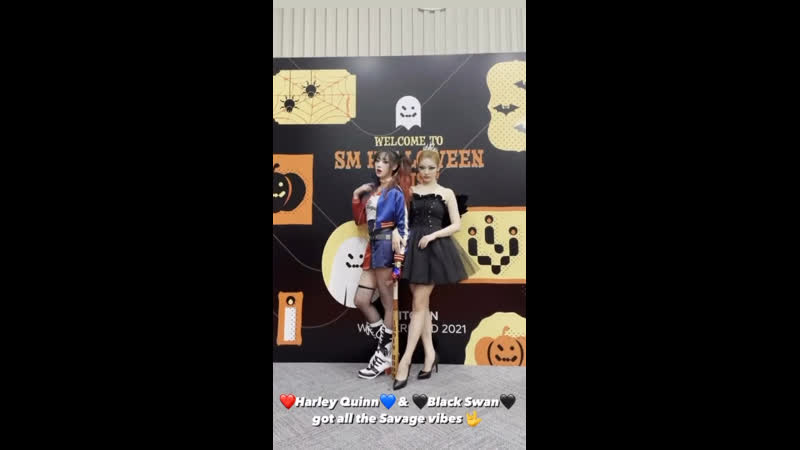 31 10 21 giselle and ningning @ sm halloween house