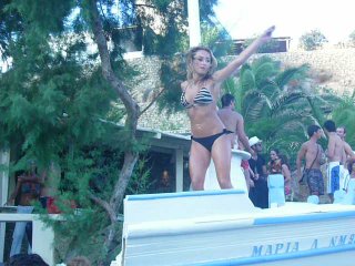 Пляж супер парадайз, миконос