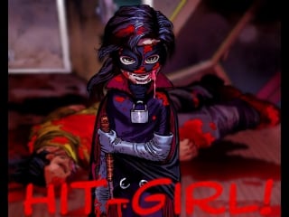 Kickass hit girl hallway shootout