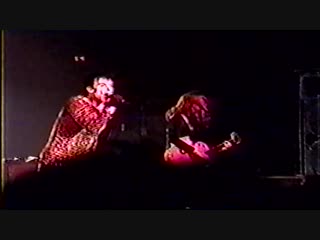The cramps naked girl falling down the stairs 1997 live in texas