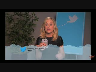 Amy poehler/ mean tweets