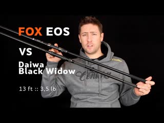 Карпфишинг tv сравнение fox eos и daiwa black widow часть1