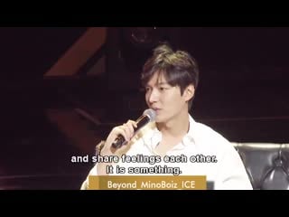 Отрывок концерта "the originality of lee min ho" 20170218 20170219 / cr beyond minoboiz ice