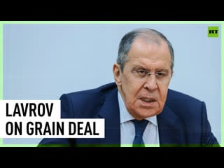 Grain export deal does not prohibit russia from conducting military operations in ukraine lavrov