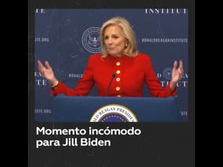 La esposa de biden se encuentra con una situación incómoda