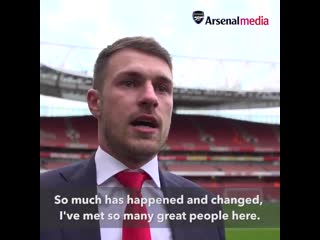 Ive grown up here i came here as a boy so much has happened and ive met so many great people here ️ @aaronramsey