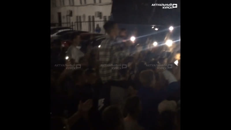 Куряне провожают литвина