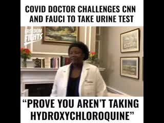A covid doctor is challenging cnn’s @chriscuomo and dr fauci to take a urine te ( 600 x 600 ) mp4