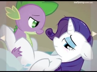 Rarity and spike ►my sexy pony◄ (+18)