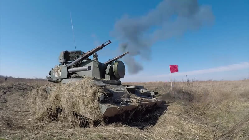 Активная фаза тактического учения мотострелков балтийского флота