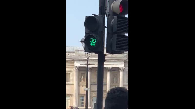 Светофоры для лесбиянок и гомиков