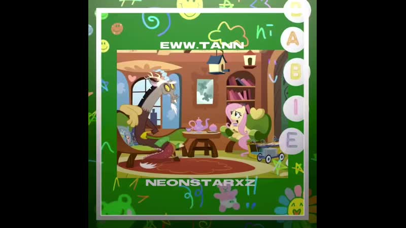 // my little pony ; discord ; fluttershy