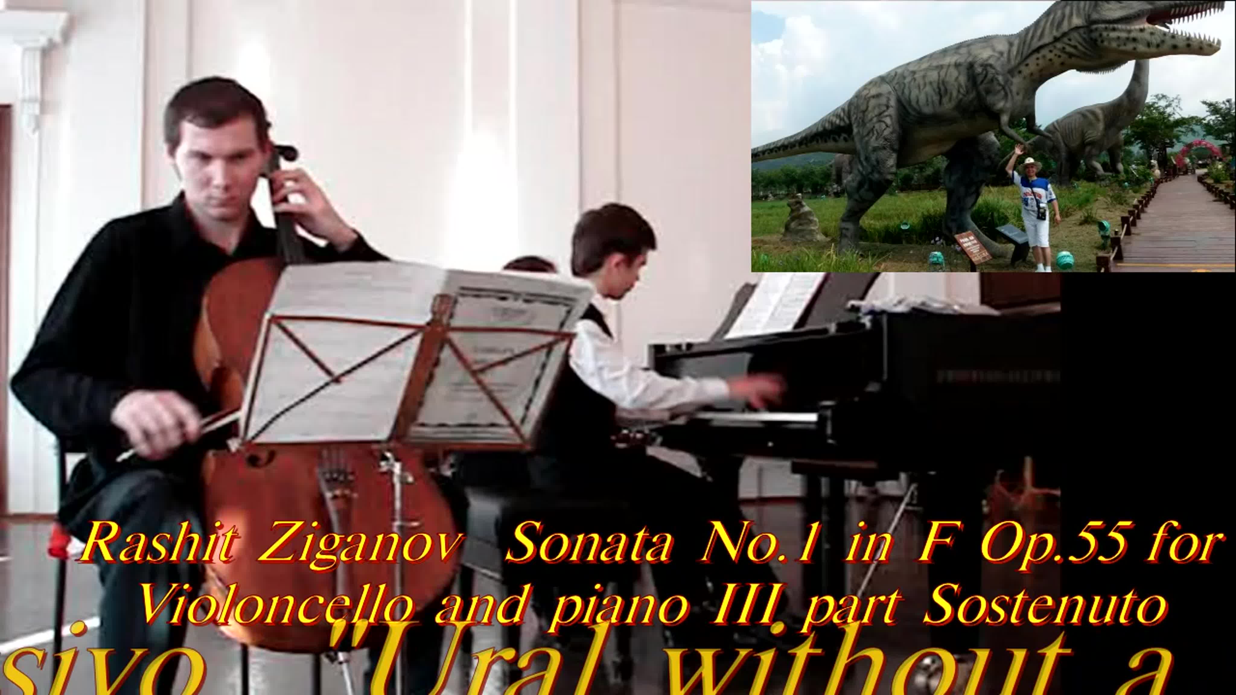 Rashit ziganov sonata no 1 in f for violoncello and piano iii part  