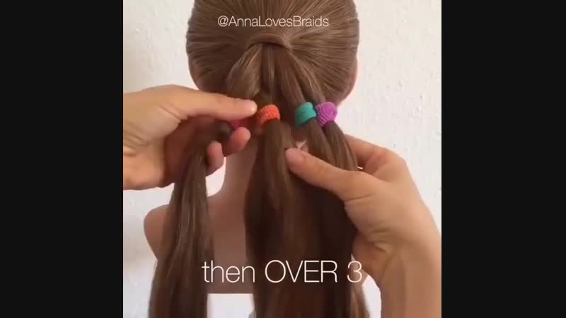 Красивая косичка для девочки