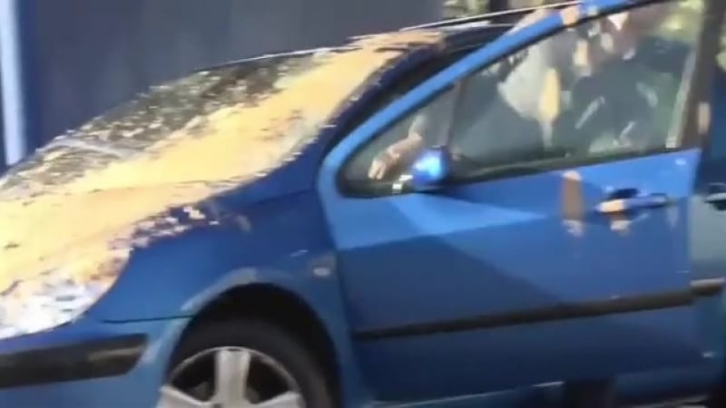 После автомойки