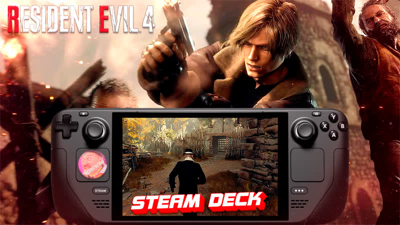 Я смог запустить resident evil 4 remake на steam deck | resident evil 4 on steam deck 😗 #steamdeck
