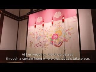 “hanayome noren” (bridal curtains) from nanao, ishikawa prefecture