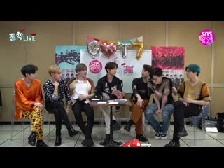 [other] 190602 got7 @ sbs «inkigayo» waiting room check in live