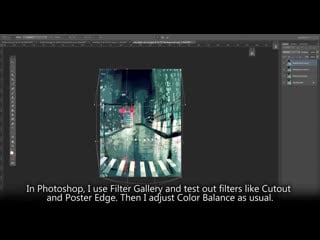 Cityscape speedpaint tutorial by yuumei