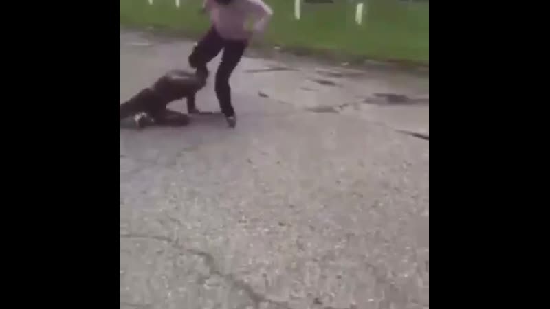 Уличная драка девушек