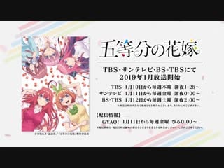 アニメ pv 『5 toubun no hanayome” (the quintessential quintuplets)』 teaser trailer