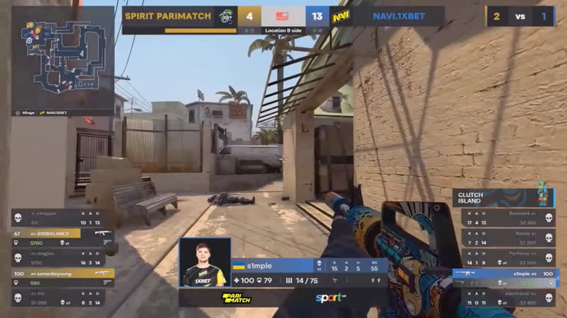 S1mple 1vs3 (clutch)