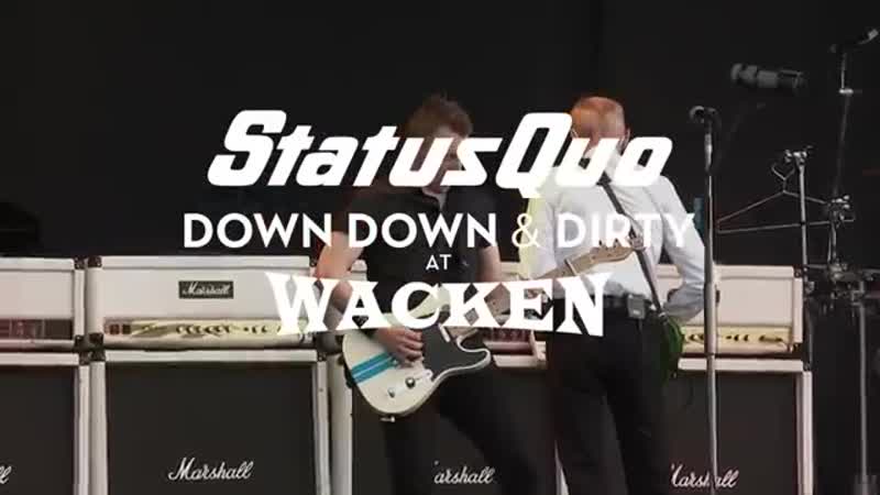 Status porn video – Status quo "hold you back" (live at wacken 2017) from "down down & dirty at wacken"
