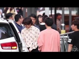 Bts full music bank 180525 방탄소년단 전체 퇴근길 by 147company 철이 kbs 뮤직뱅크 직캠 fancam