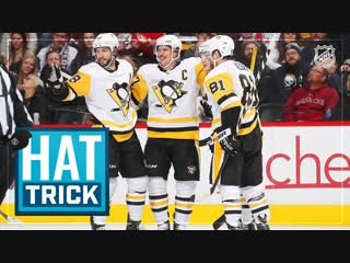 Sidney crosby collects natty hatty to bring penguins back from three goal deficit
