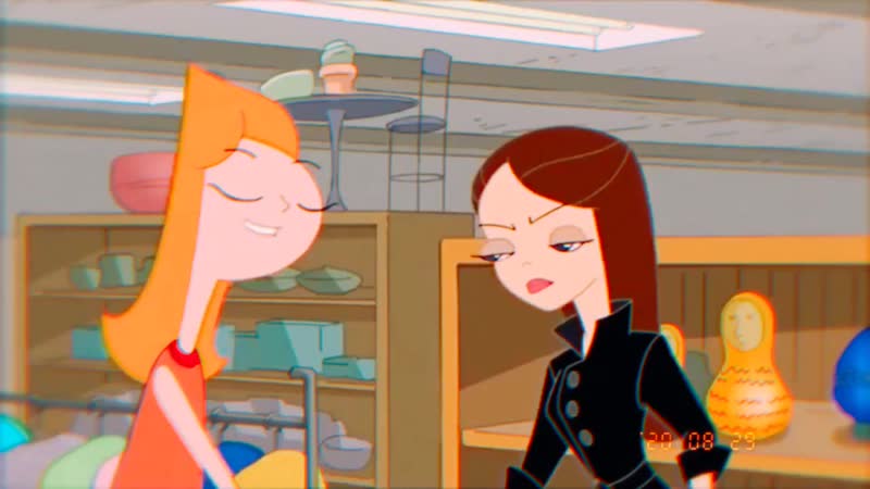 Кэндис флинн и ванесса под pretty girl clairo, финес и ферб