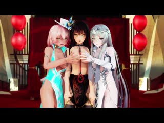 [mmd] r 18 harem ghost dance