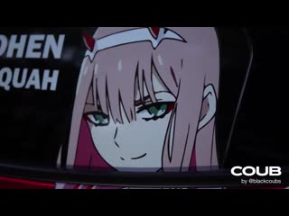 Itasha anime car zero two