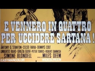 E vennero in quattro per uccidere sartana! (vinieron cuatro para matar a sartana) (1969) (español)