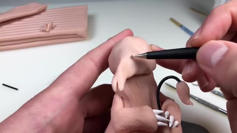 What is this sculpting a subscribers drawing! sculpt this e01 polymer clay timelapse tutorial