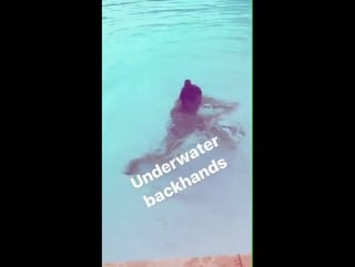 #instastories underwater backhands