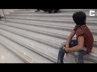 Pakistani boy turns head like owl