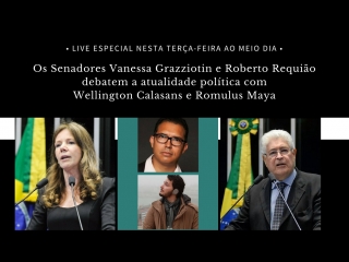 Live especial com senadores vanessa grazzioti e roberto requião 06 fevereiro 2018