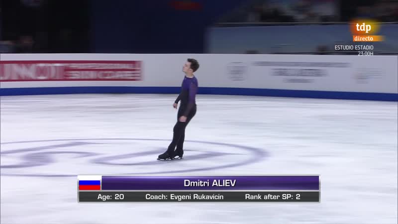 Dmitri aliev rus free skate 2020 european championships