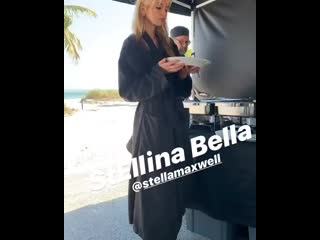 Subpost 3 new stella on set in miami! film projector feb 6 stellamaxwell ( 937 x 750 ) mp4