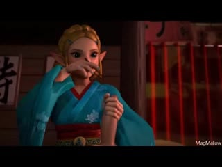 Princess zelda using chopsticks; domination; handjob; masturbation; swallow cum; 3d sex porno hentai; [the legend of zelda]