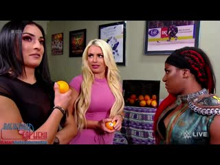 (rus) ember moon confronts mandy rose & sonya deville smackdown live, july 9, 2019
