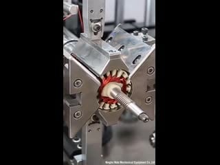 Motor stator and armature production