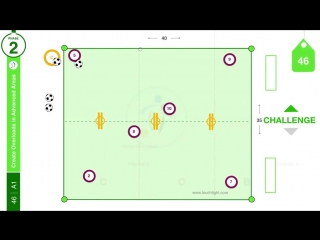 Technical passing practice theme 46 animation 01 46 01 this passing practice focuses on