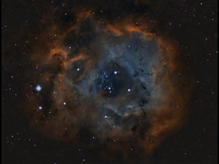 The rosette nebula animation