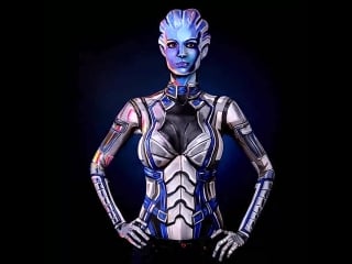Бодиарт лиара т'сони liara t'soni bodypaint