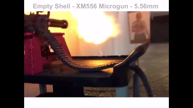 Xm556 microgun (5 56mm nato) (миниган, микроган, minigun, m134, slowmo)