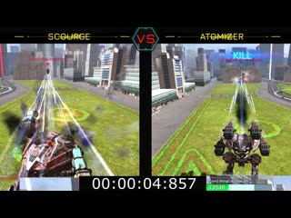 Test scourge vs atomizer 300m