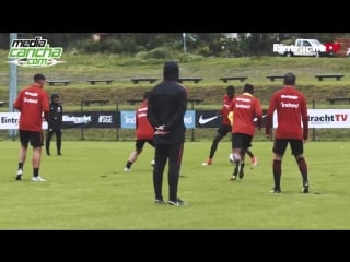 Carlos salcedo reinicia entrenamientos con eintracht