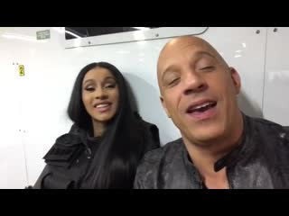 Cardi b & vin diesel