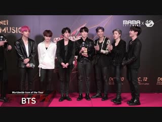 181212 bts at thank you stage @ 2018 mama fans’ choice in japan